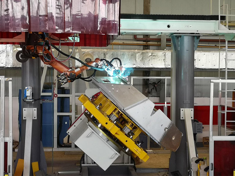 炮塔机器人焊接系统